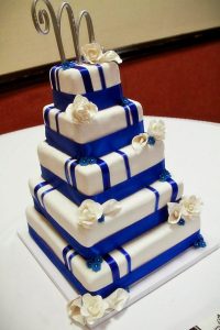 Sapphire Wedding Cake 2