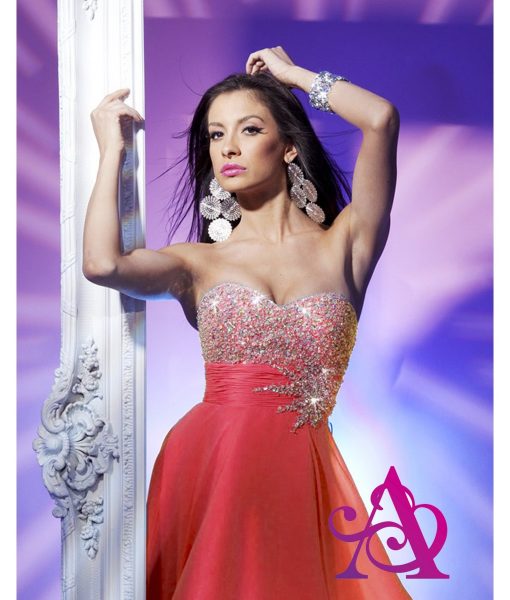 tony-bowls-coral-embellished-bust-strapless-gown (1)