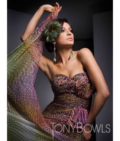 tony-bowls-dotty-print-gown (2)