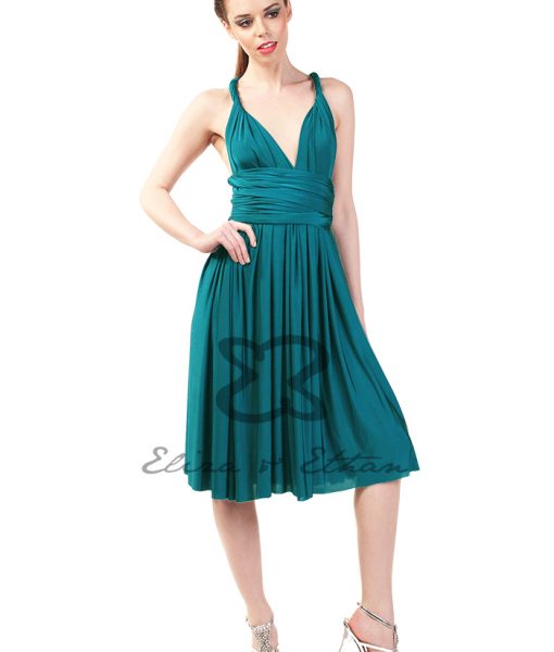 Eliza & Ethan Jade Short Multiwrap Dress Alila