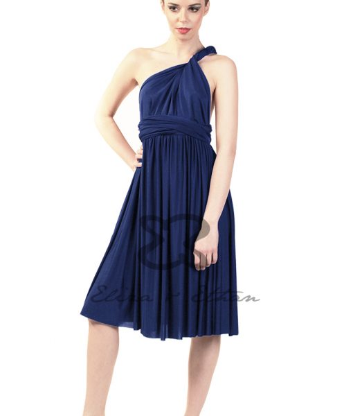 Eliza & Ethan Midnight Short Multiwrap Dress Alila