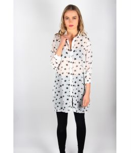 French Alila Star Shirt Dress Front