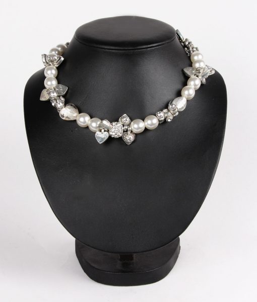 Alila Otazu Pearl & Hearts Necklace