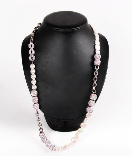 swarovski long necklace