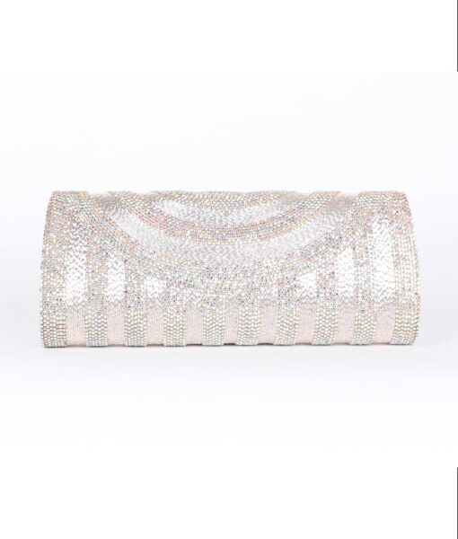 Alila Silver Crystal Clutch Bag