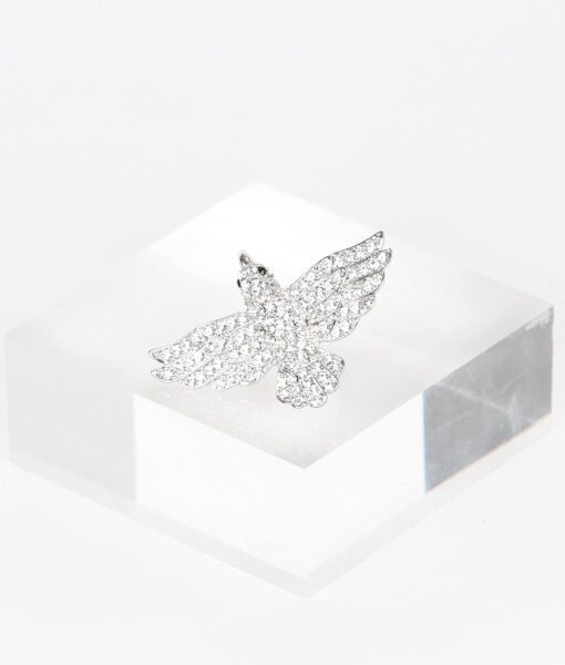 Alila Boutique Clear Crystal Bird Ring