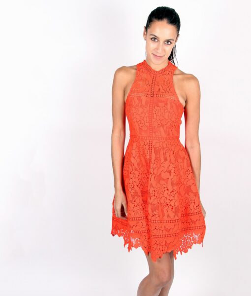 Alila-Tomatoe-Red-Lace-Crochet-Dress-by-Lumier-by-Bariano-2