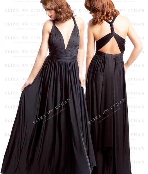 Alila-Black-onyx-Multiwrap-Dress-Eliza-Ethan