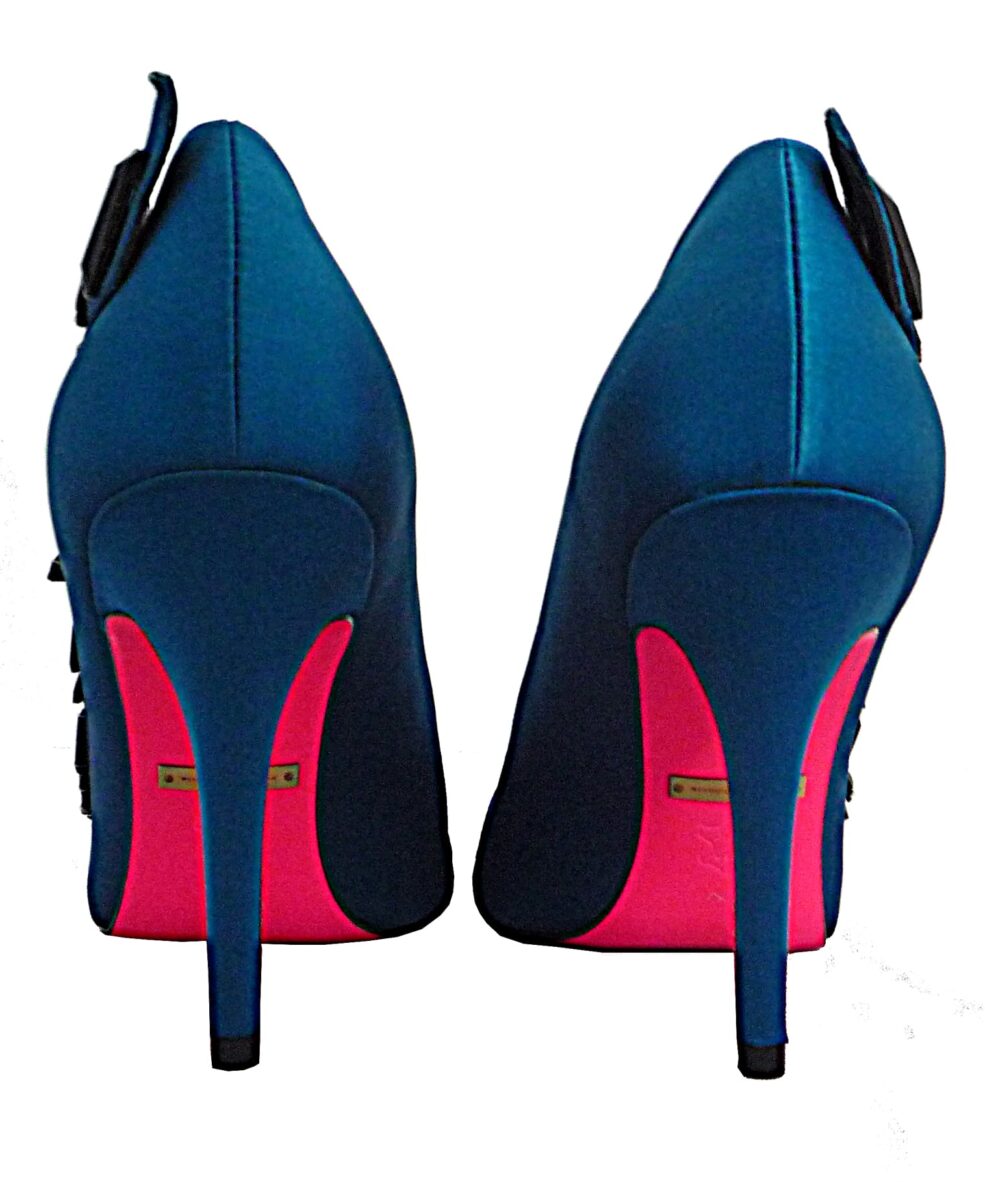 Alila Teal Slik Open Toe Shoe by Suecomma Bonnie