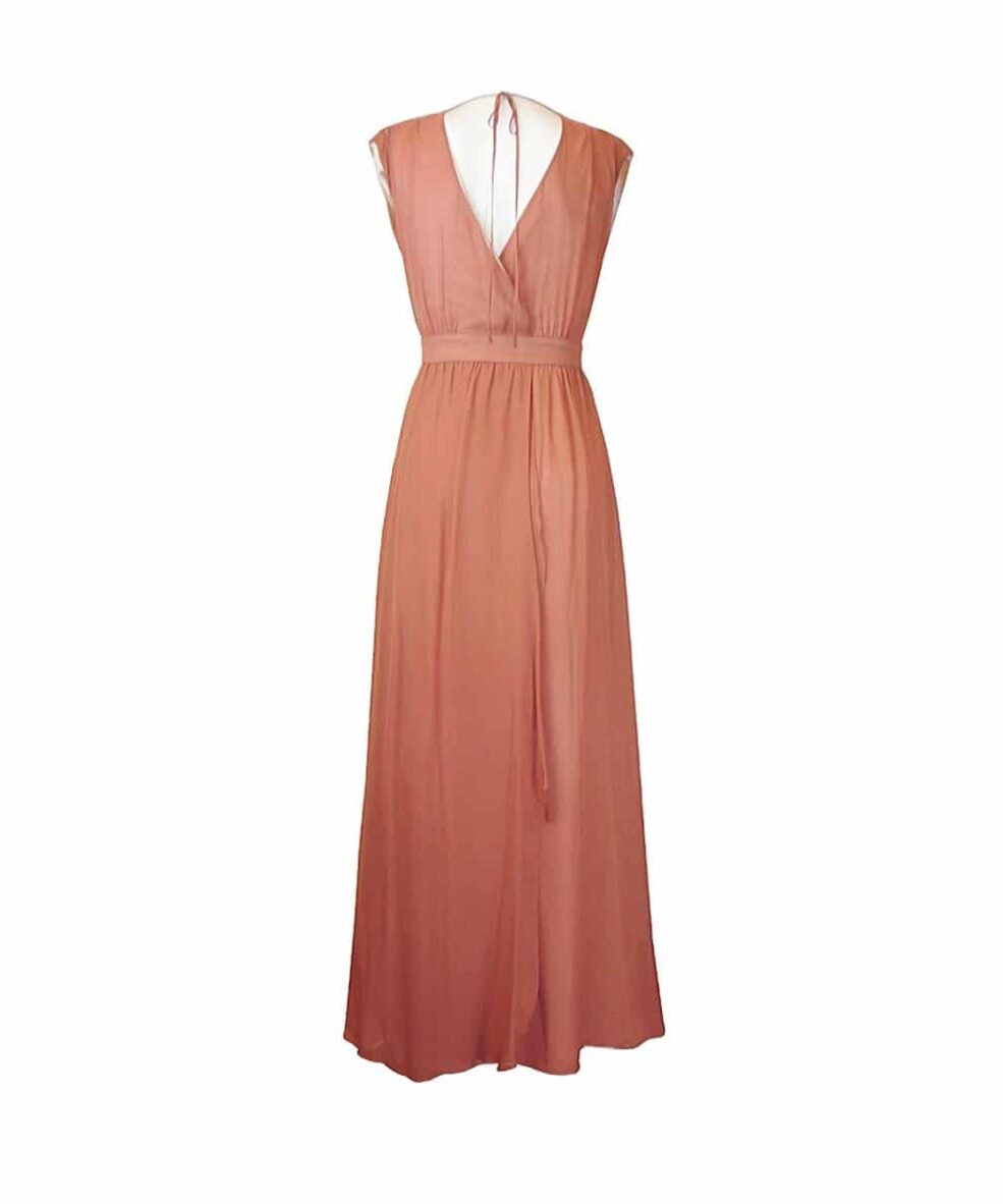 Alternative view of Paper Crown Clementine Dress in Pink Nude