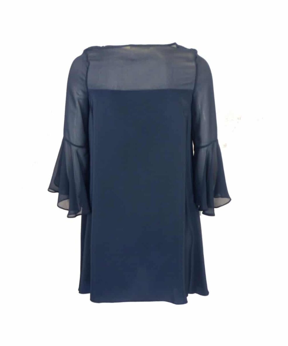 Alternative view of Paper Crown Hazel Dress in Navy