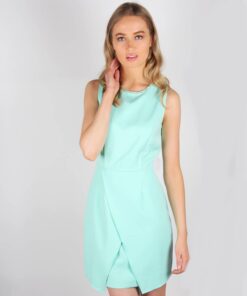 Alila mint tailored wrap dress