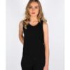 black pleated