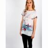 white chiffon top