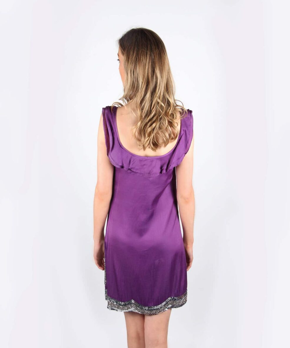 Alternative view of Rachel Gilbert Purple Sabrina Dress