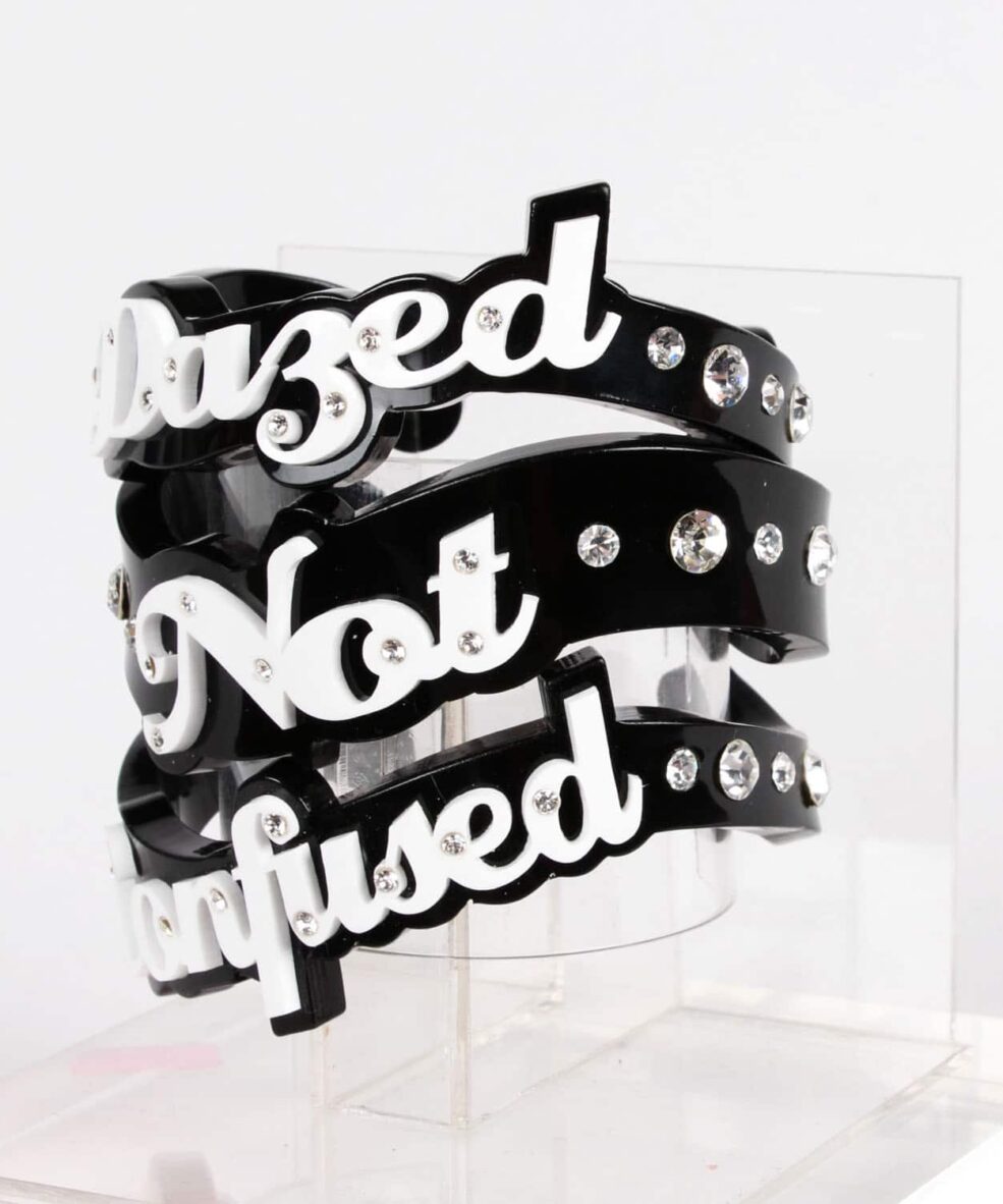 Funky Bling Dazed Not Confused Cuff trio
