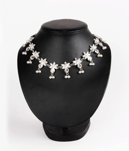 otazu crystal and pearl necklace