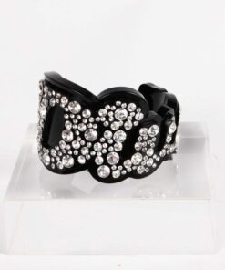 Funky Bling Diva Black Cuff