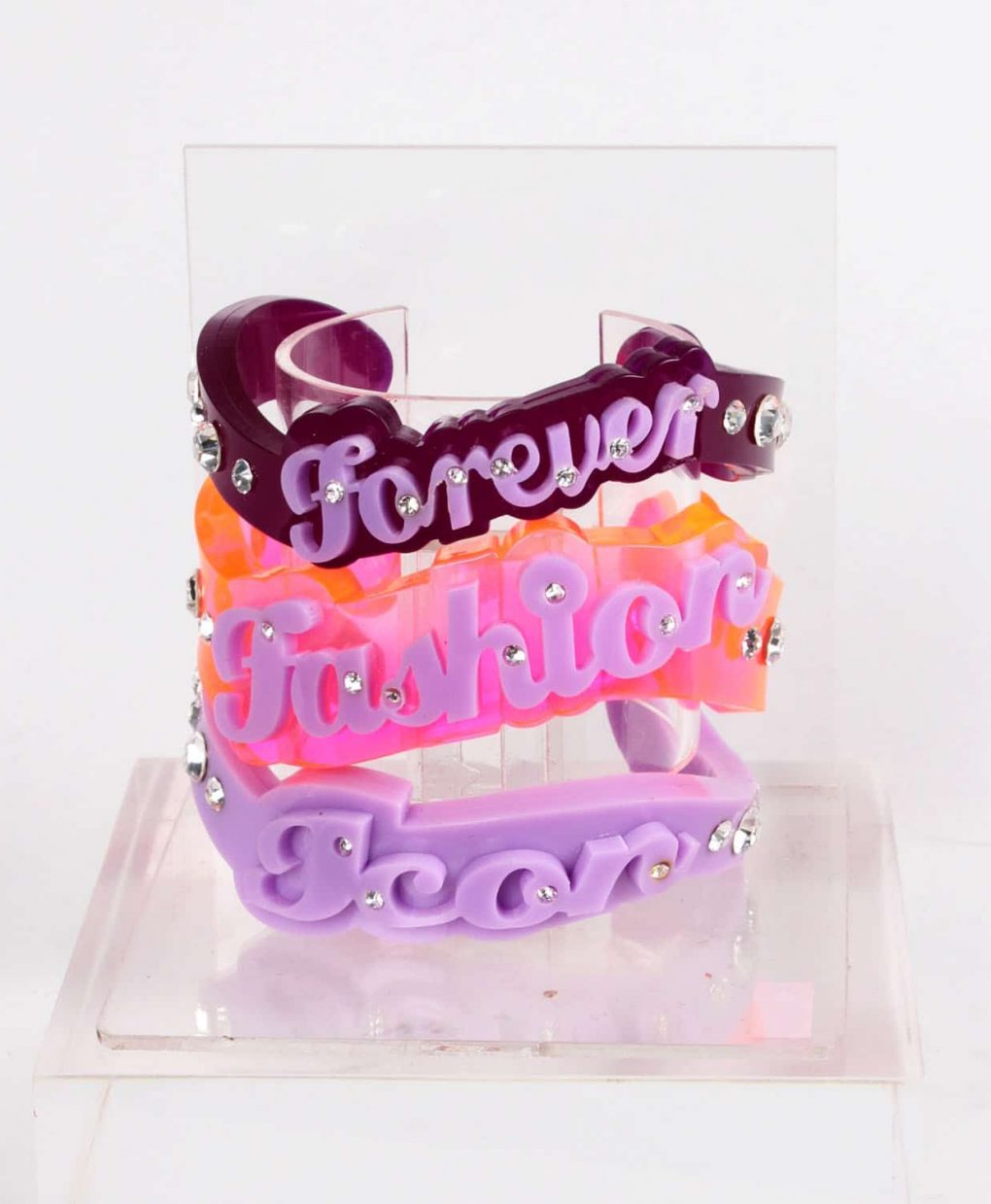 Funky Bling Forever Fashion Icon Cuff Trio
