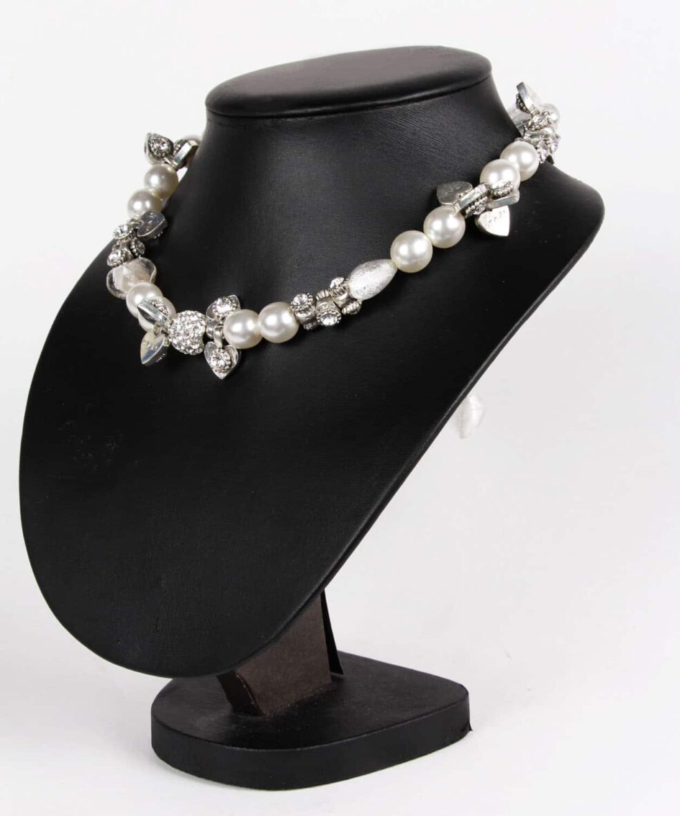 Alila Otazu Pearl & Hearts Necklace