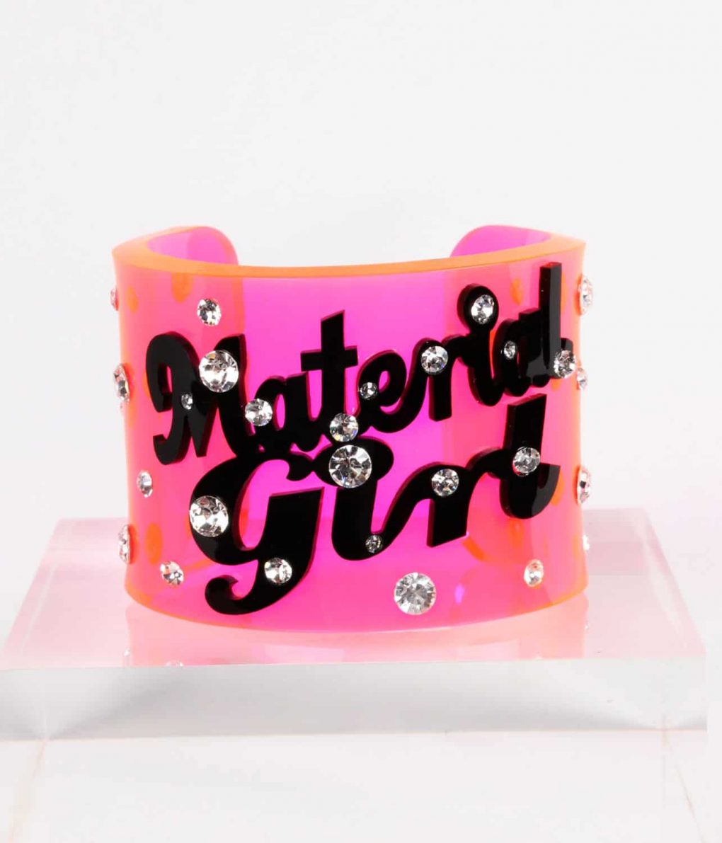 Funky Bling Material Girl Cuff