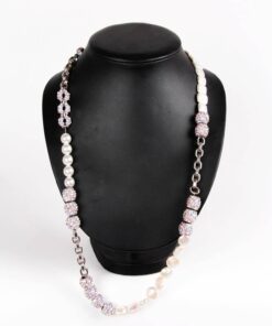 swarovski long necklace