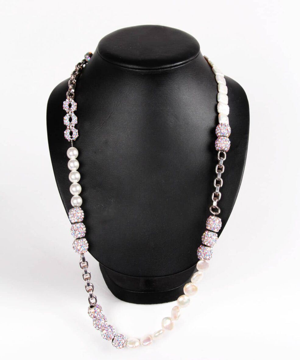 swarovski long necklace