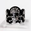 Funky Bling Swarovski Skull Cuff