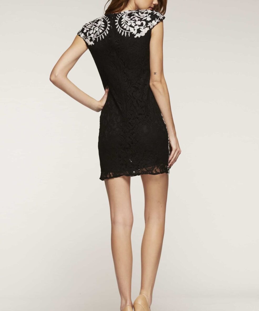 Alila Boutique Black Lace Dress