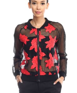 Alila Boutique Mesh bomber jacket