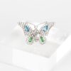 Alila Boutique Crystal Butterfly Ring