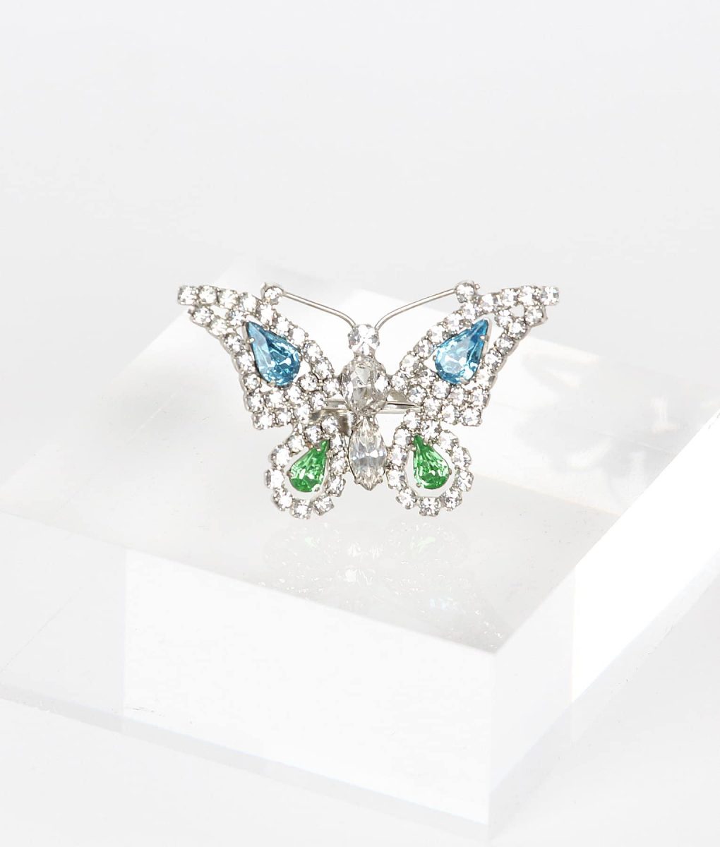 Alila Boutique Crystal Butterfly Ring