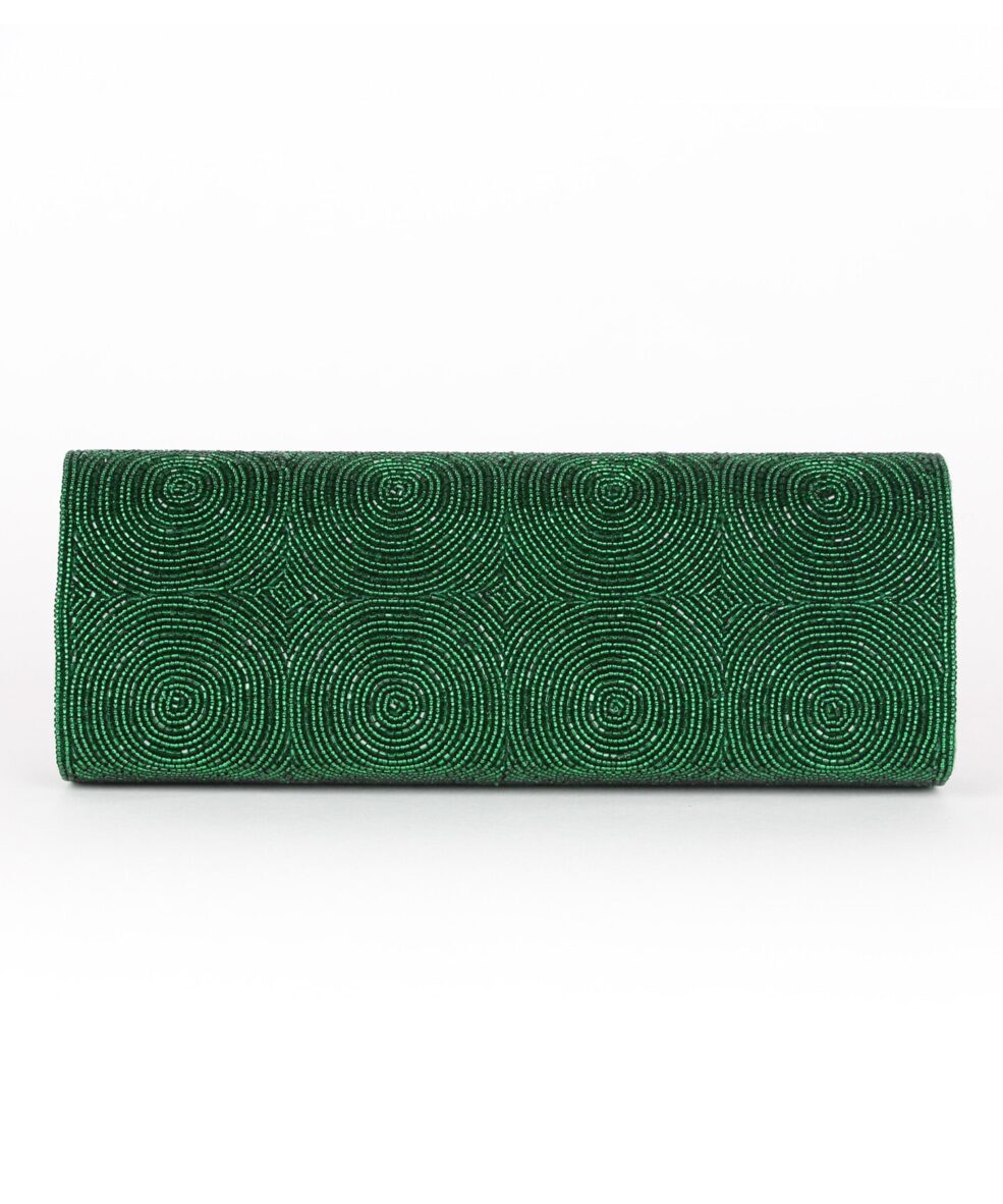 Alila Green Crystal Clutch Bag