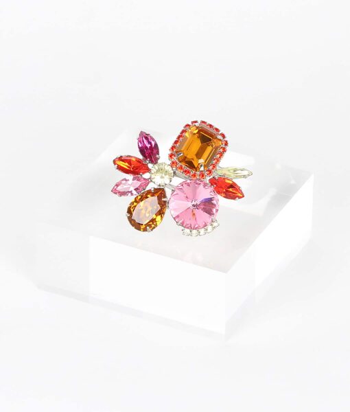 Alila Boutique Pink Tone Crystal Ring