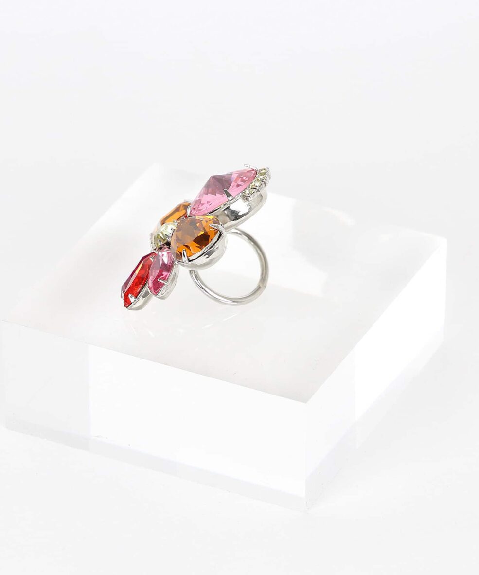 Alila Boutique Pink Tone Crystal Ring