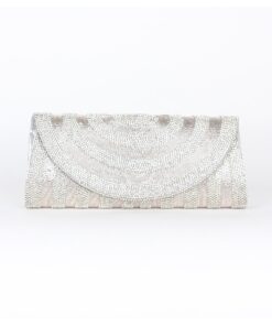 Alila Silver Crystal Clutch Bag