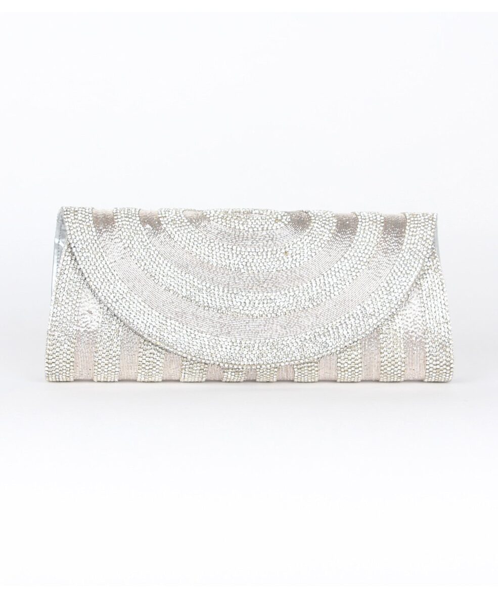 Alila Silver Crystal Clutch Bag
