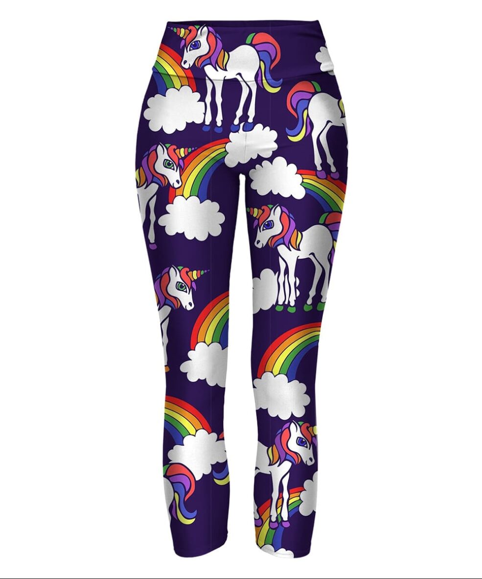 Alila Activewear Rainbow Unicorn Capri by Mr Gugu