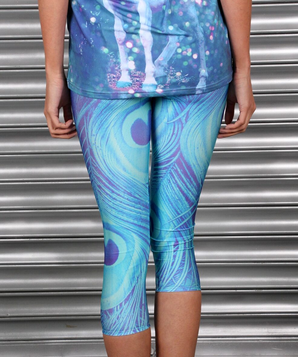 Alila Active Peacock Print Capris by Mr Gugu