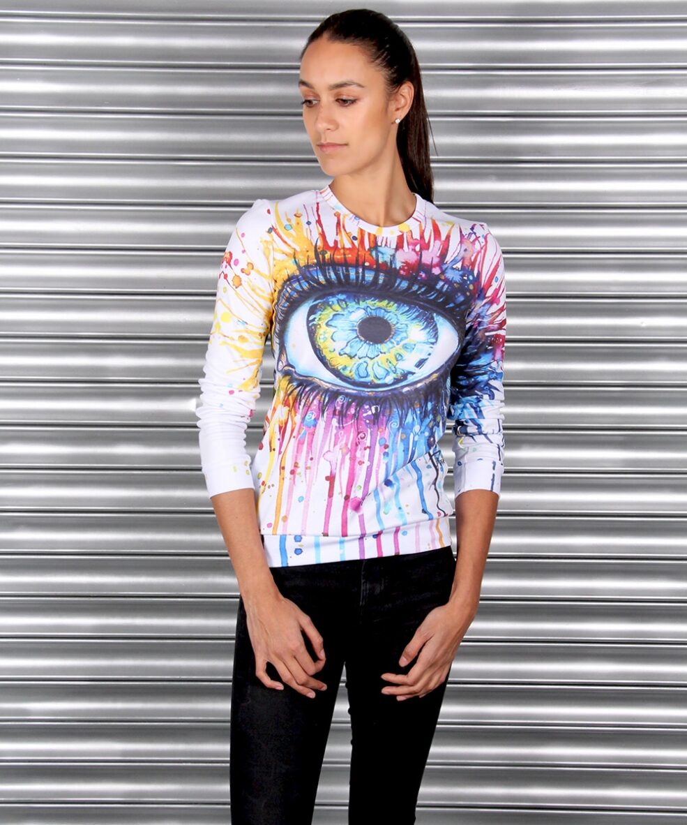 Alila Active Eye Print Sweater