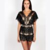 Alila Boutique Black Lace Playsuit
