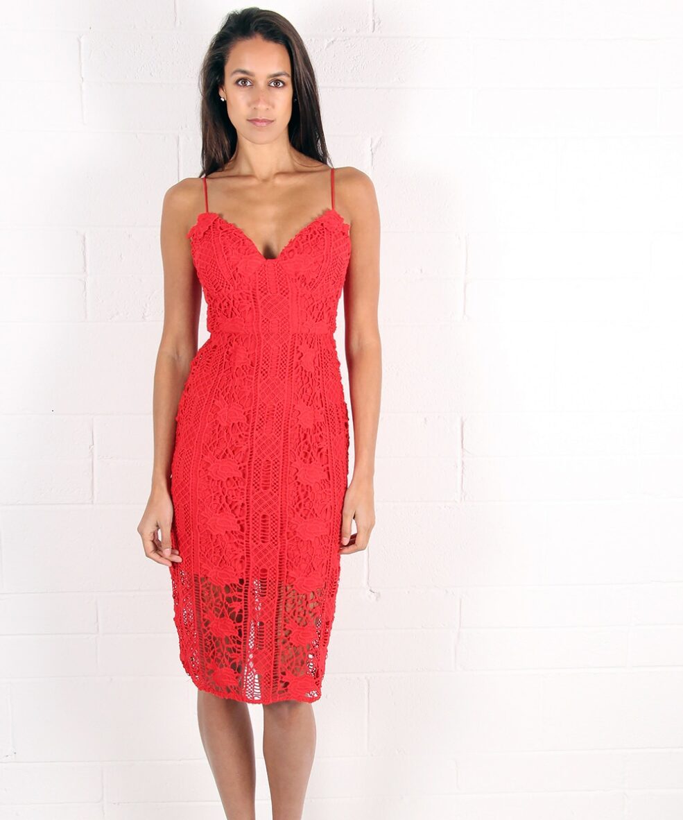 alila-red-crochet-dress-for-wedding-by-lumier-by-bariano-front