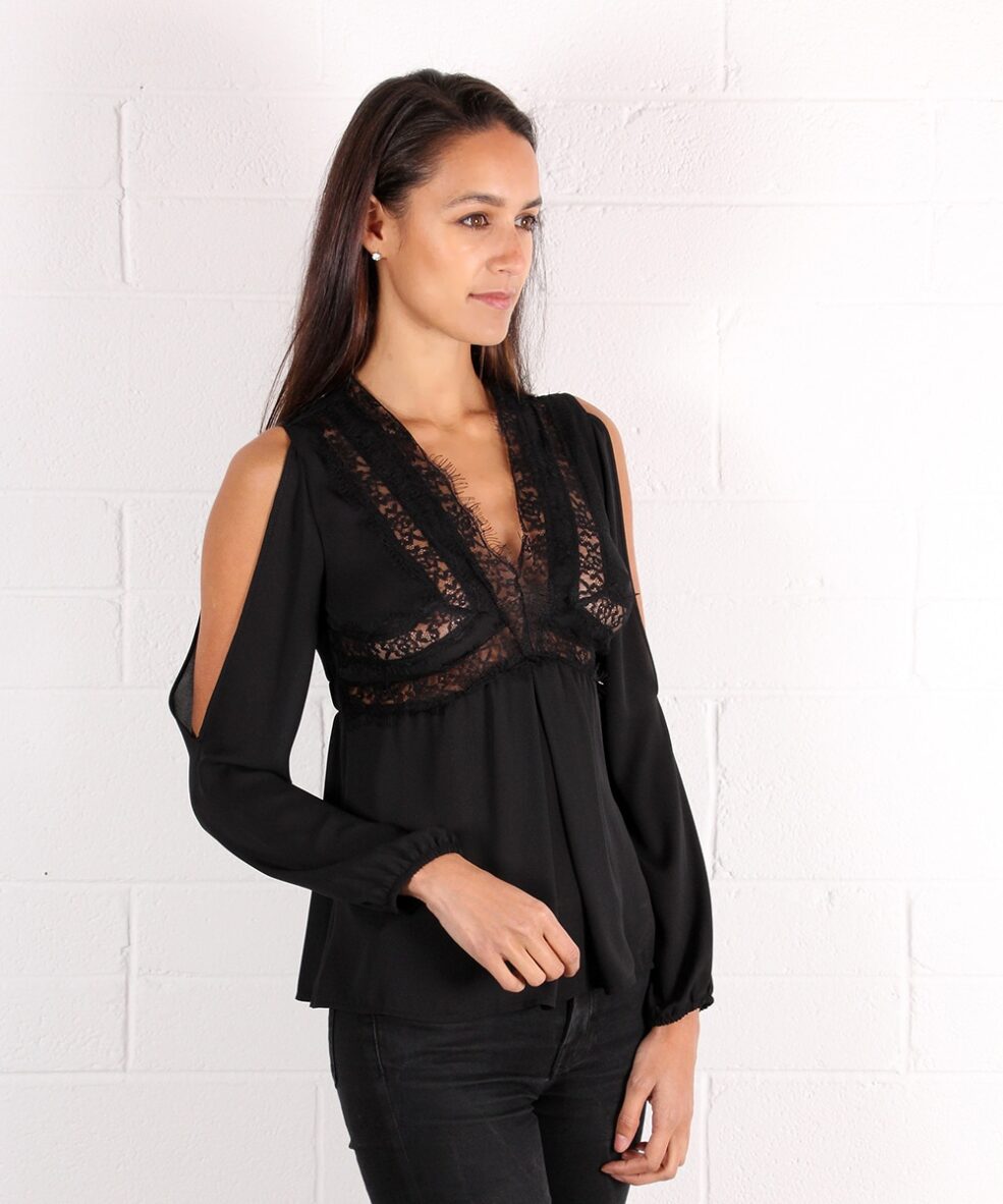 Alila-Black-Sheer-Cold-Shoulder-Lace-long-sleeve-going-out-top-by-Explosion-London