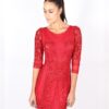 Alila-Red-Long-sleeve-Sequin-party-dress-by-Scala-side
