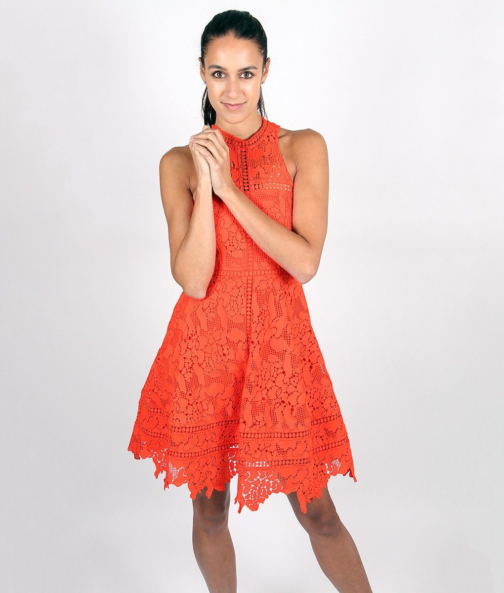 Alila-Tomatoe-Red-Lace-Crochet-Dress-by-Lumier-by-Bariano