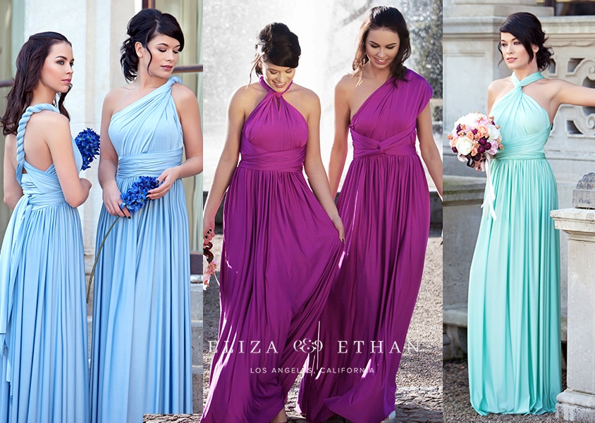 Alila Bridesmaid dresses Eliza and Ethan