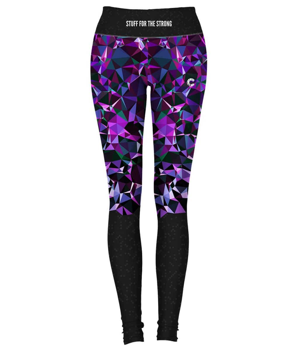 Alila Active Purple Two Tone workout leggings