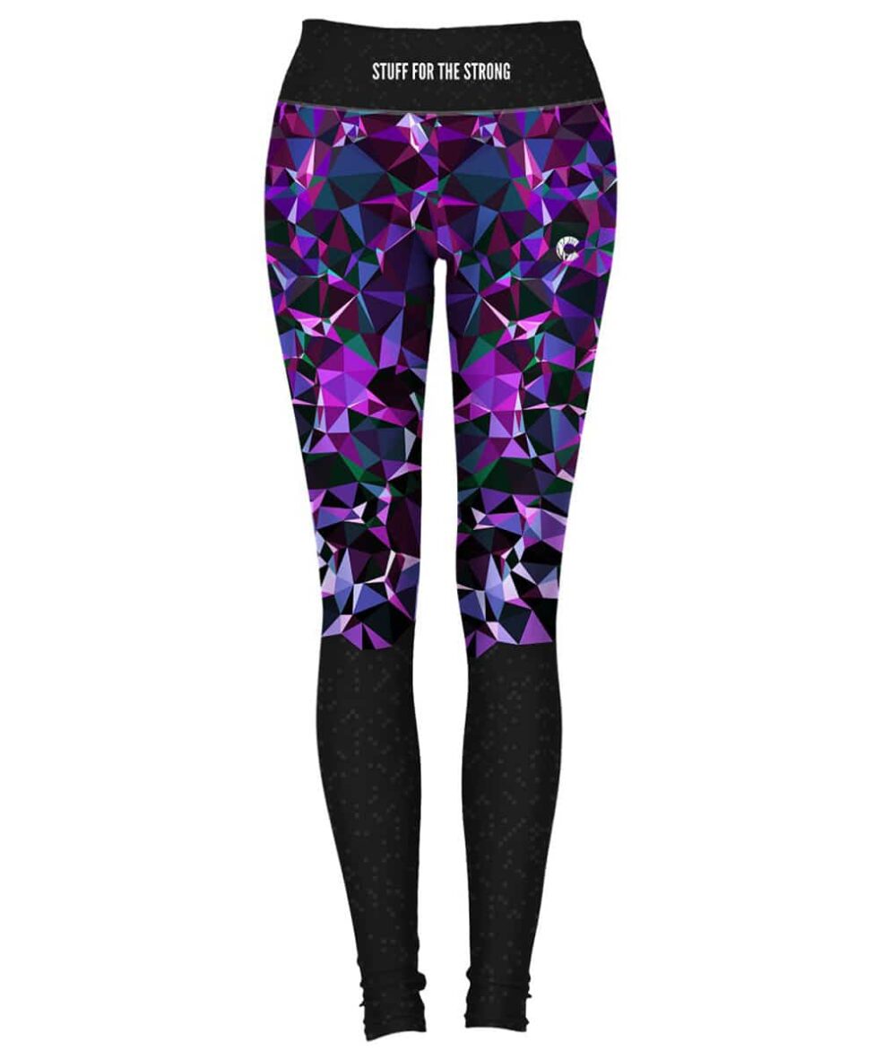 Alila Active Purple Two Tone workout leggings