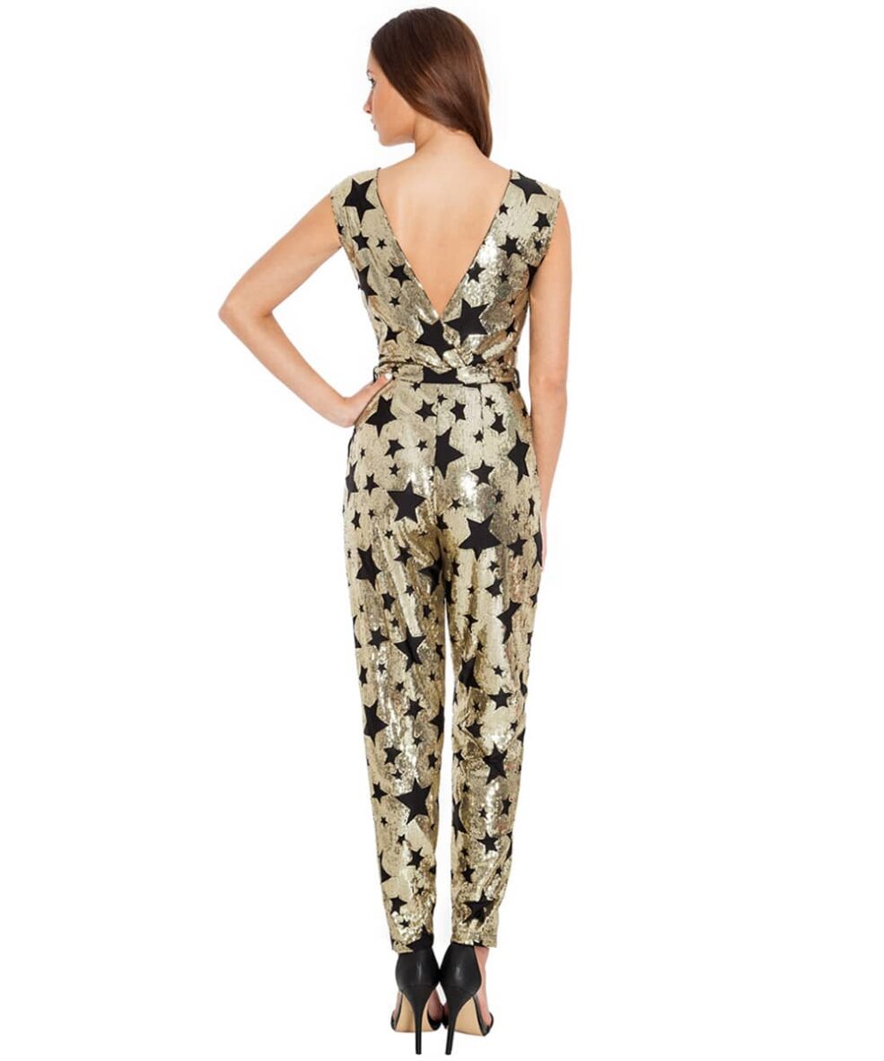 City Goddess - Star Sequins Jumpsuit