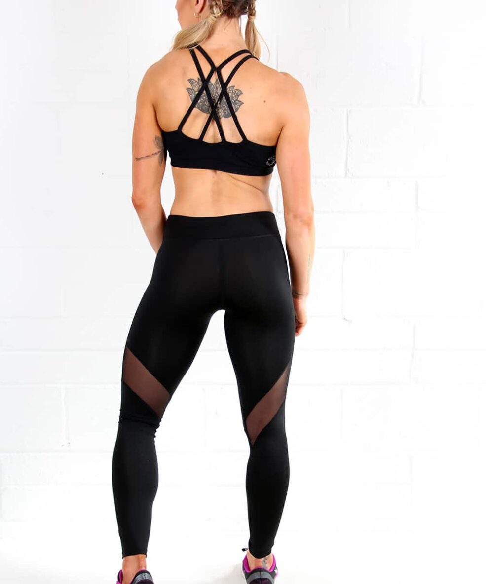 Alila Active Single Mesh Workout Leggings